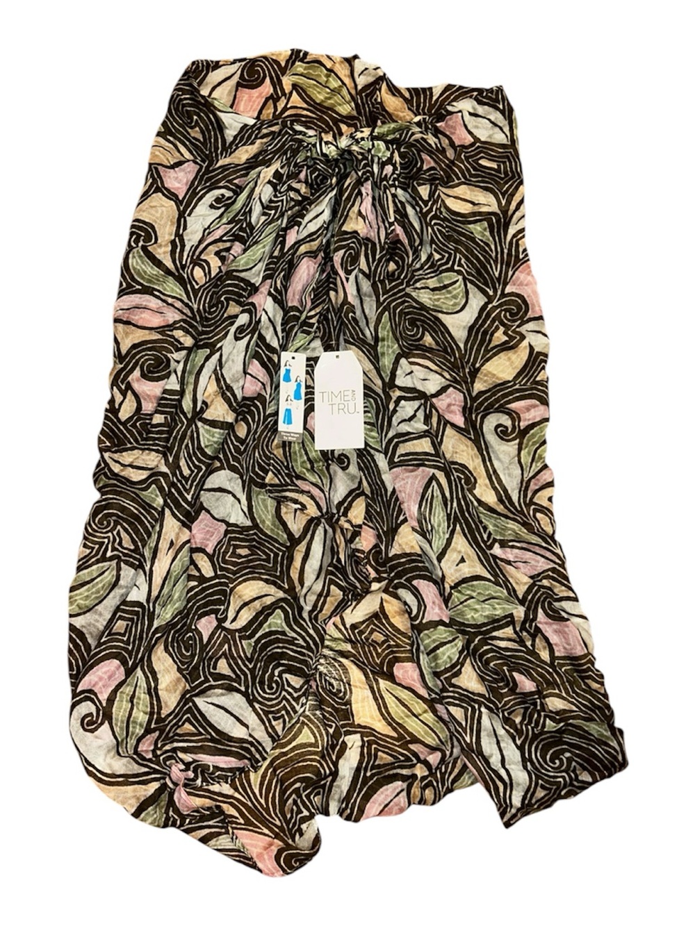 Women’s Multicolor Printed Swim Cover-Up Skirt